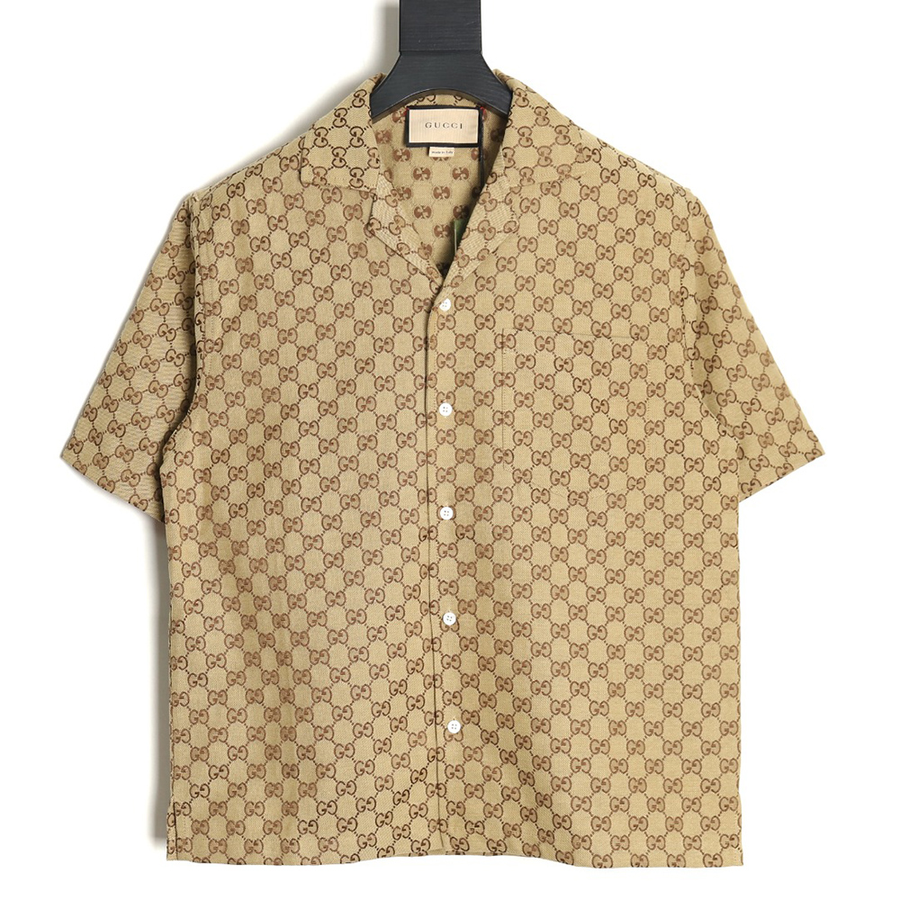 Gucci classic double G presbyopic canvas short sleeves