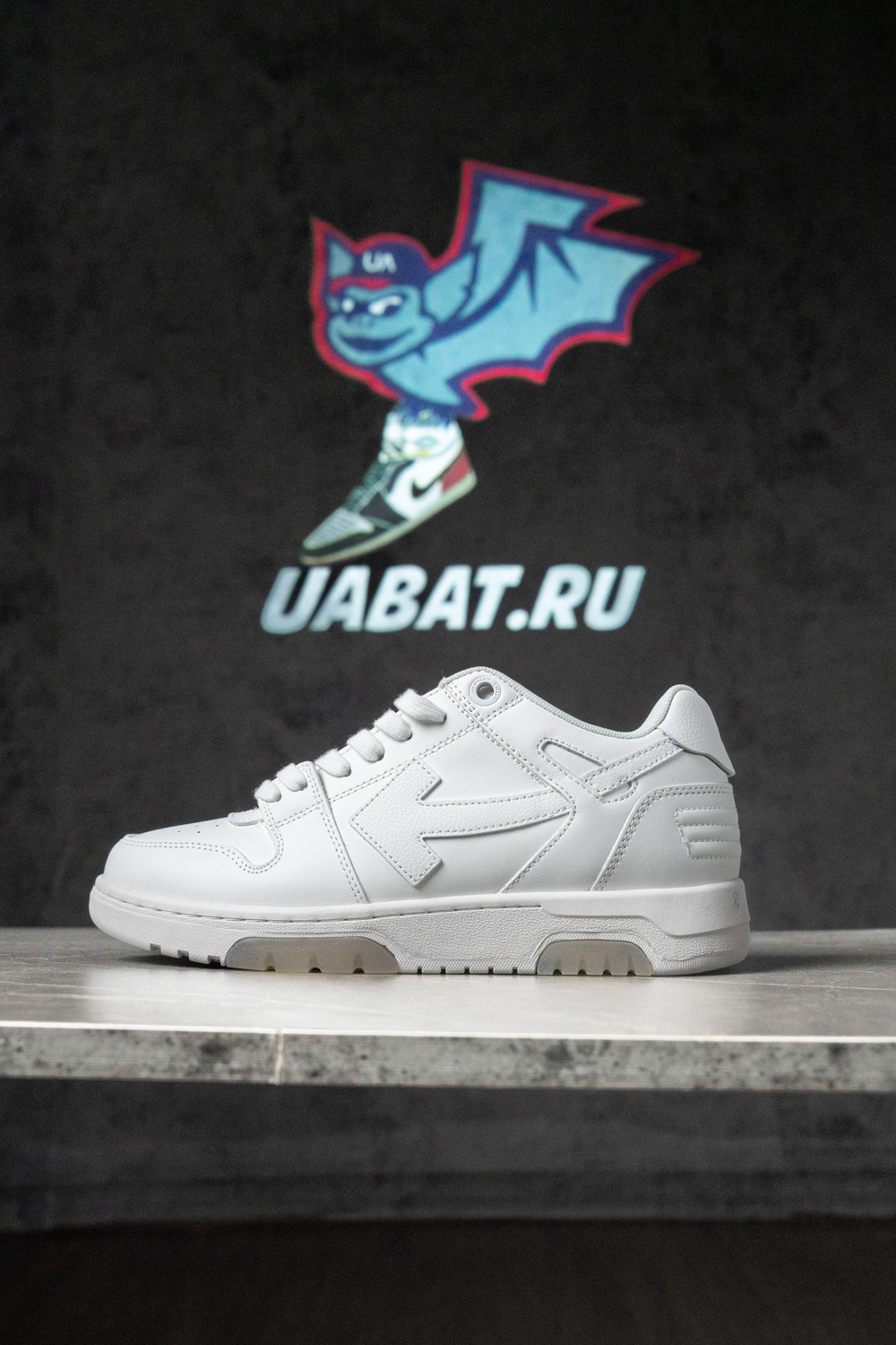 Off-White Out Of Office Calf Leather Triple White