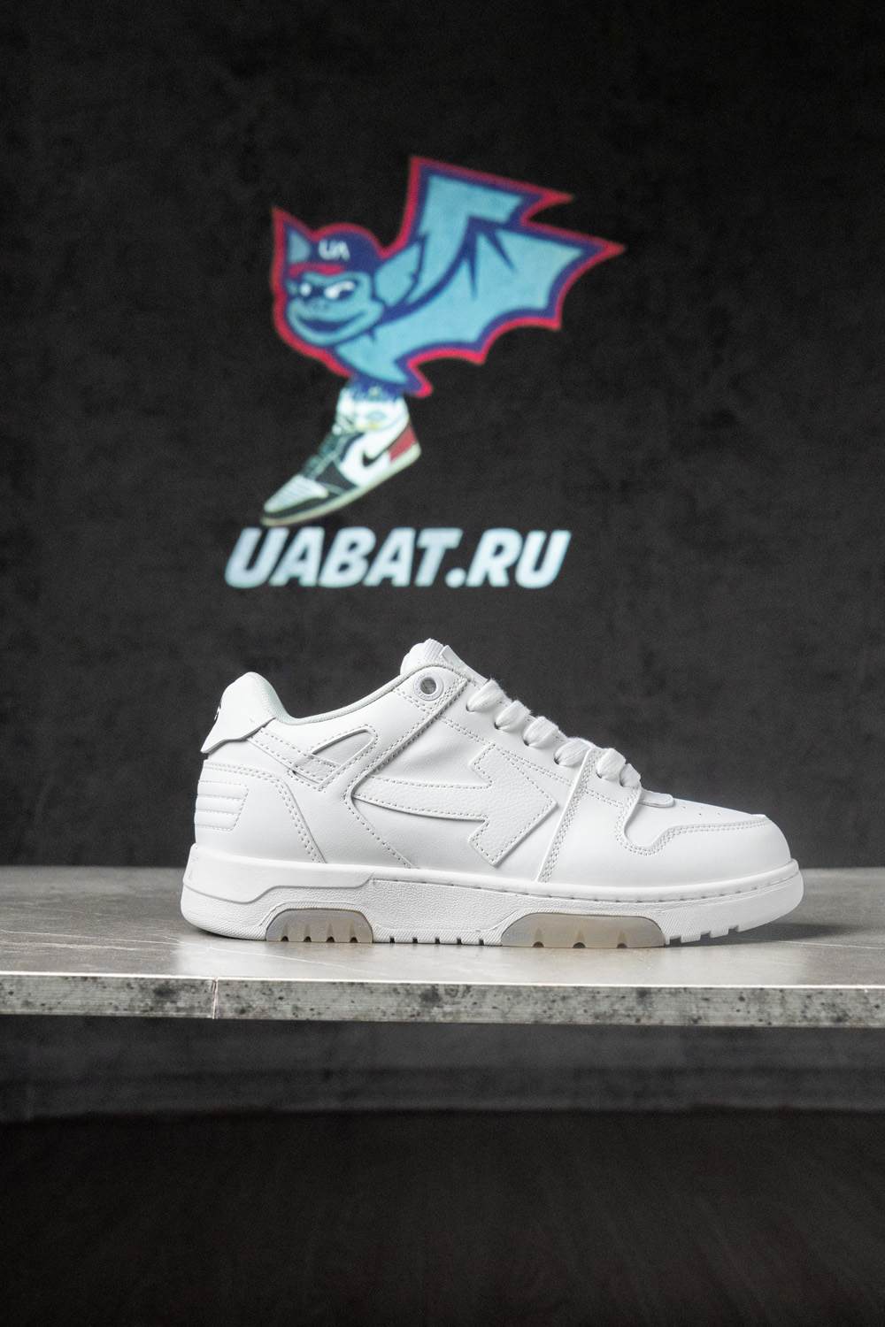 Off-White Out Of Office Calf Leather Triple White