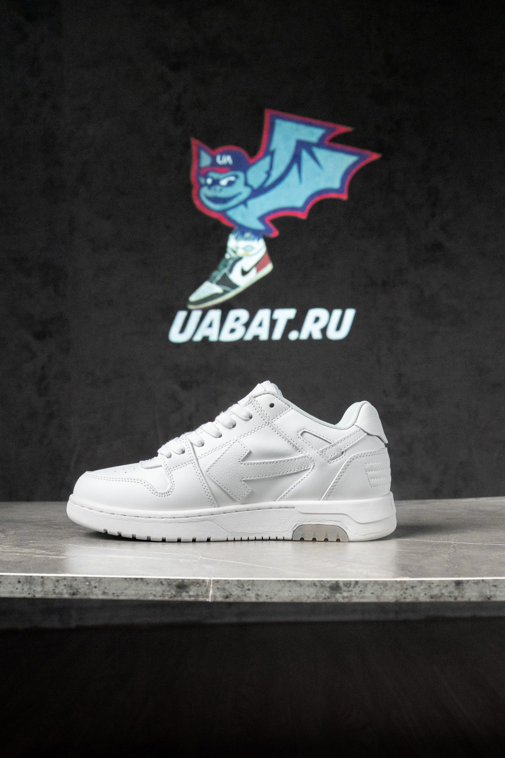 Off-White Out Of Office Calf Leather Triple White