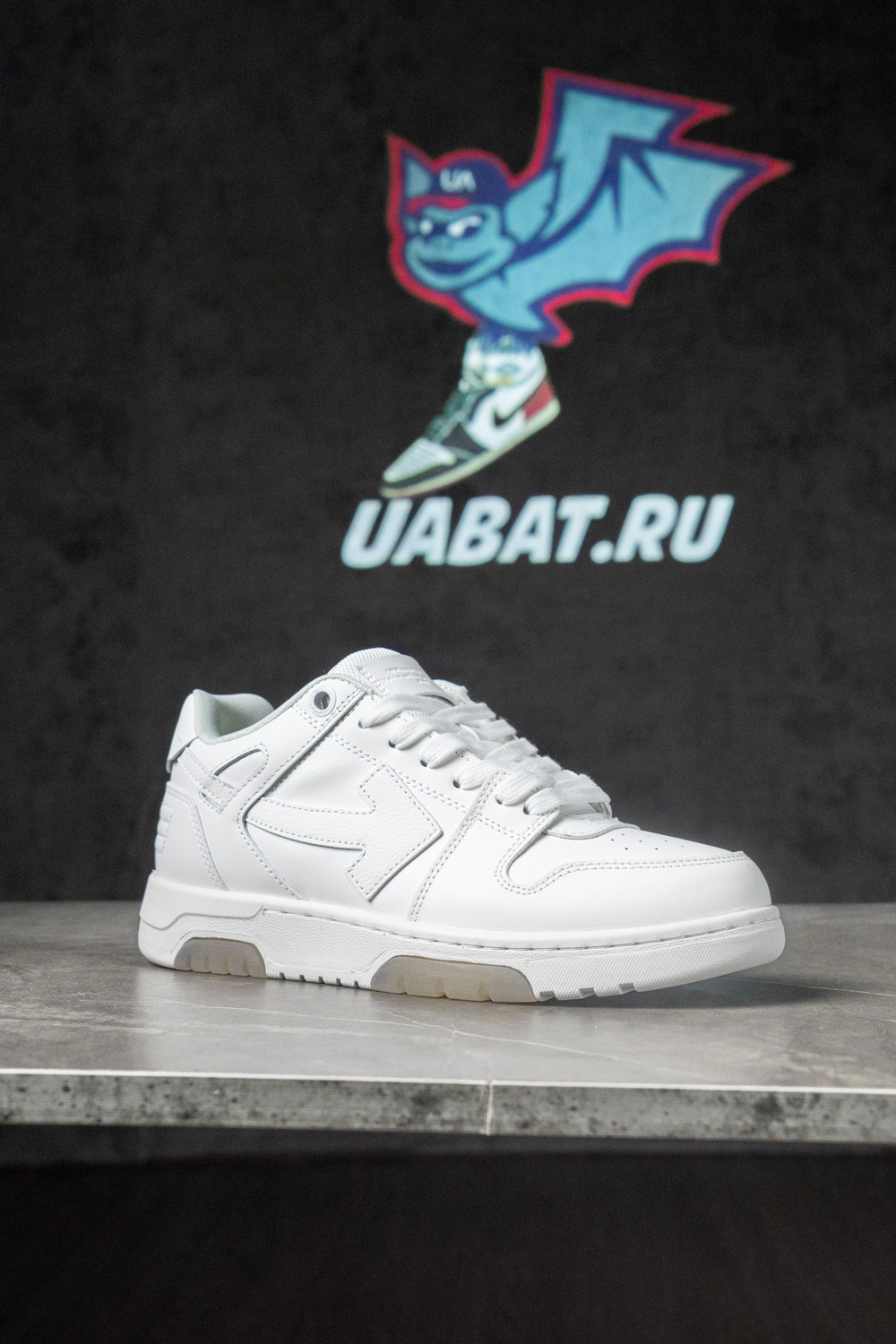 Off-White Out Of Office Calf Leather Triple White