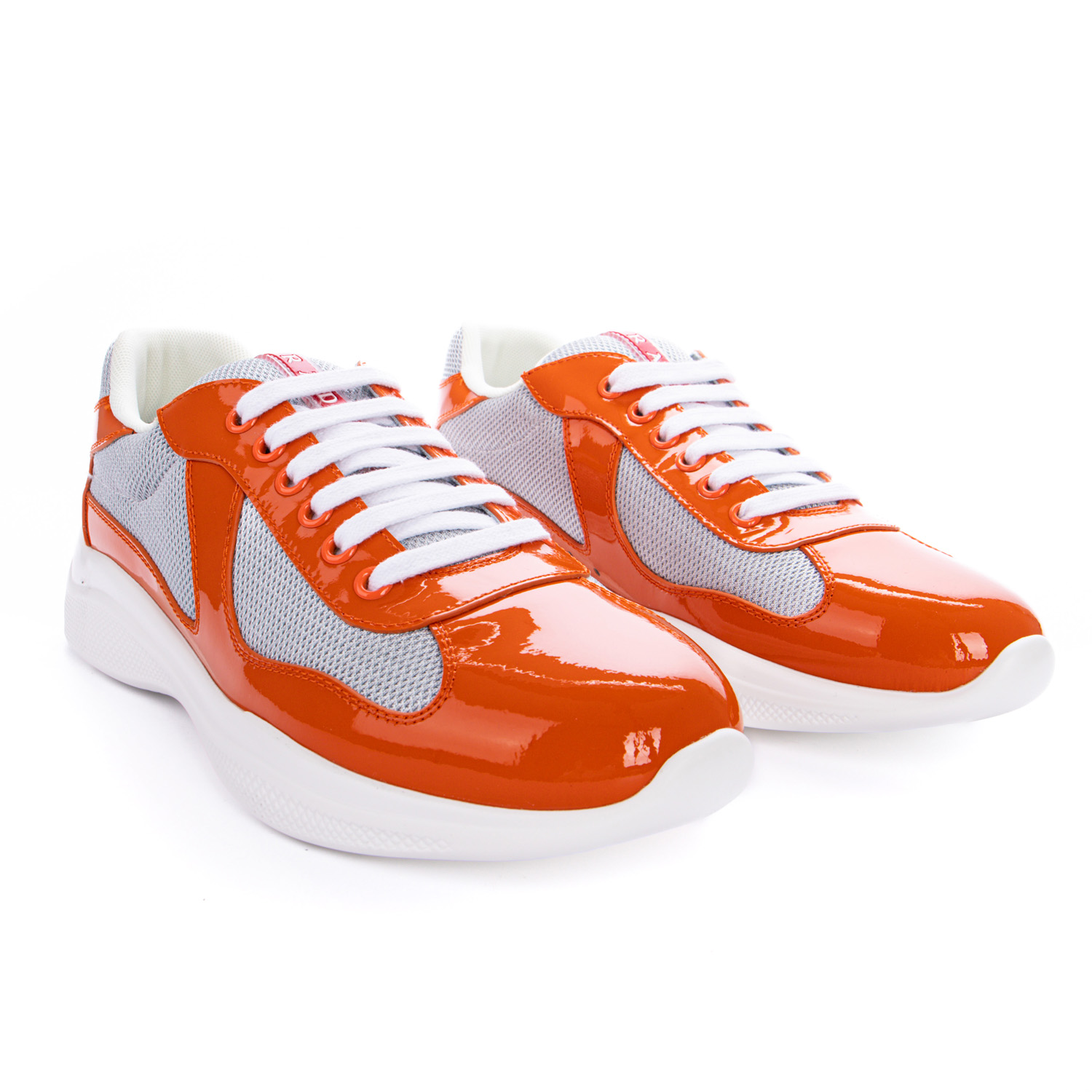 Prada America's Cup sneakers "Pumpkin"