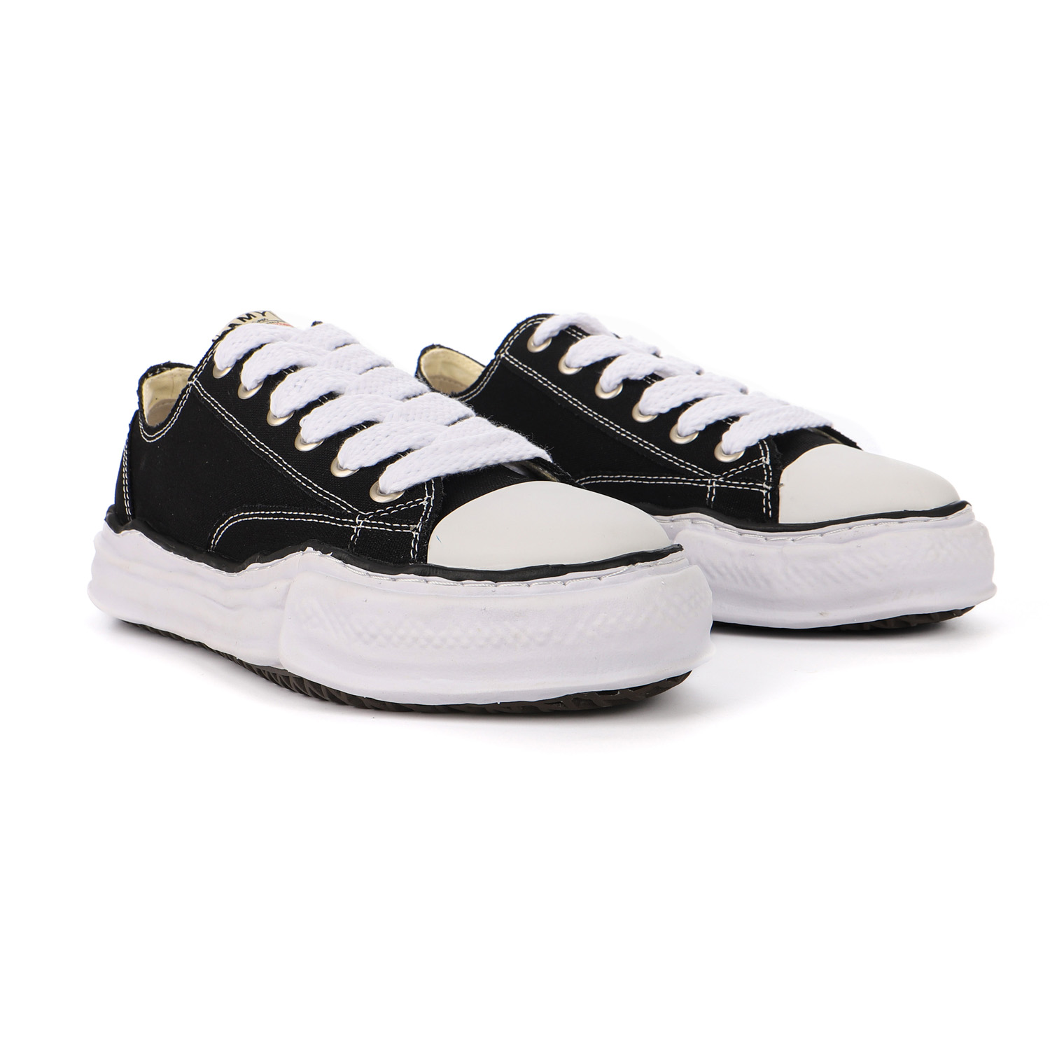 MAISON MIHARA YASUHIRO Peterson Original Canvas Low-Top Sneakers Black