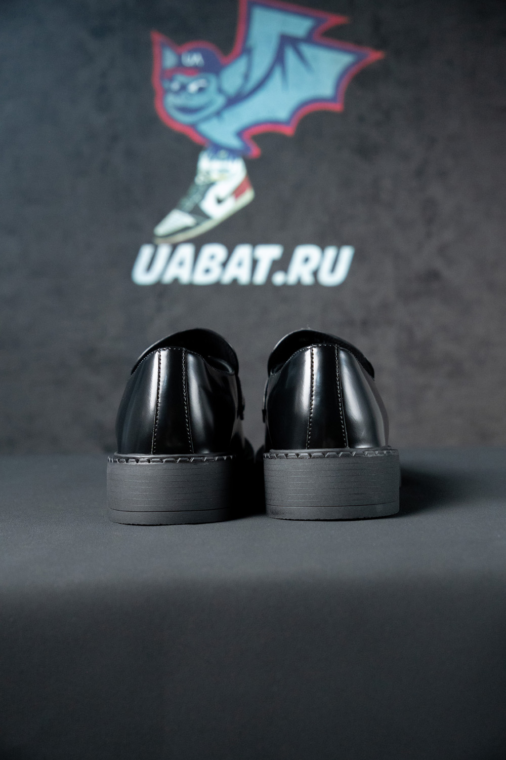 Prada Chocolate brushed leather loafers