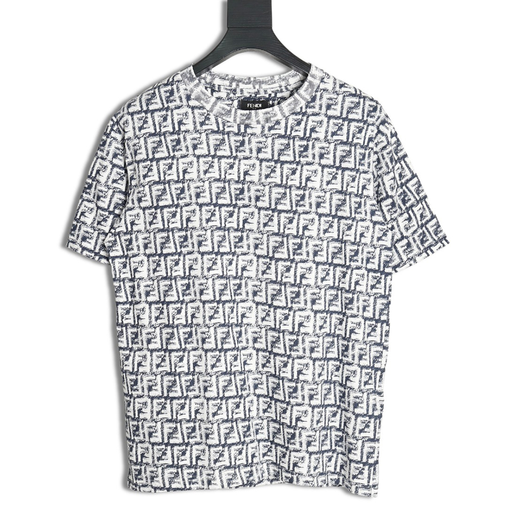 Fendi 24ss FF full print crayon graffiti short sleeves TSK1