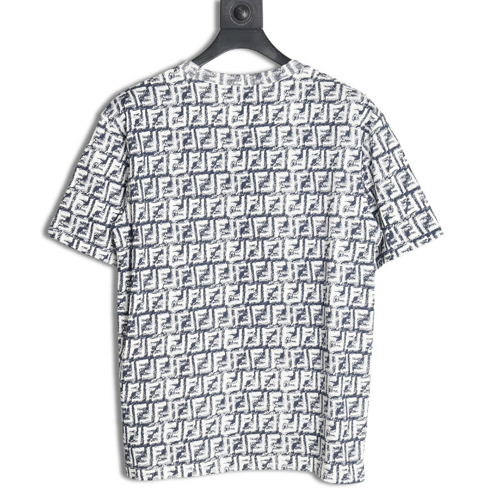 Fendi 24ss FF full print crayon graffiti short sleeves TSK1