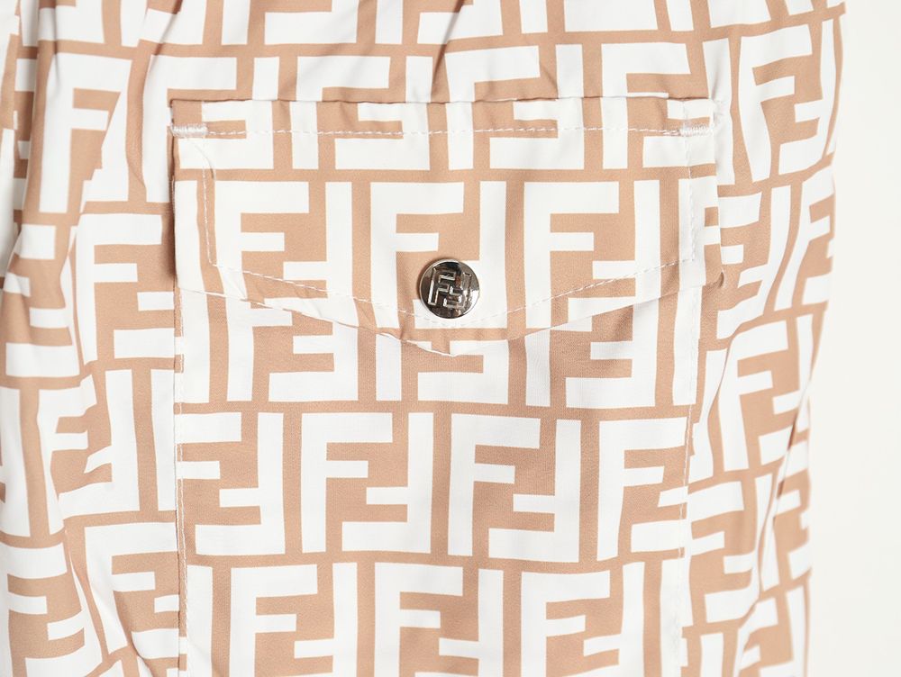 Fendi classic FF full Indonesian dragon shorts