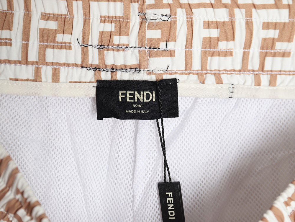 Fendi classic FF full Indonesian dragon shorts