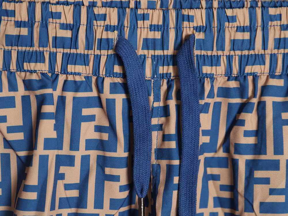 Fendi classic FF full Indonesian dragon shorts TSK1