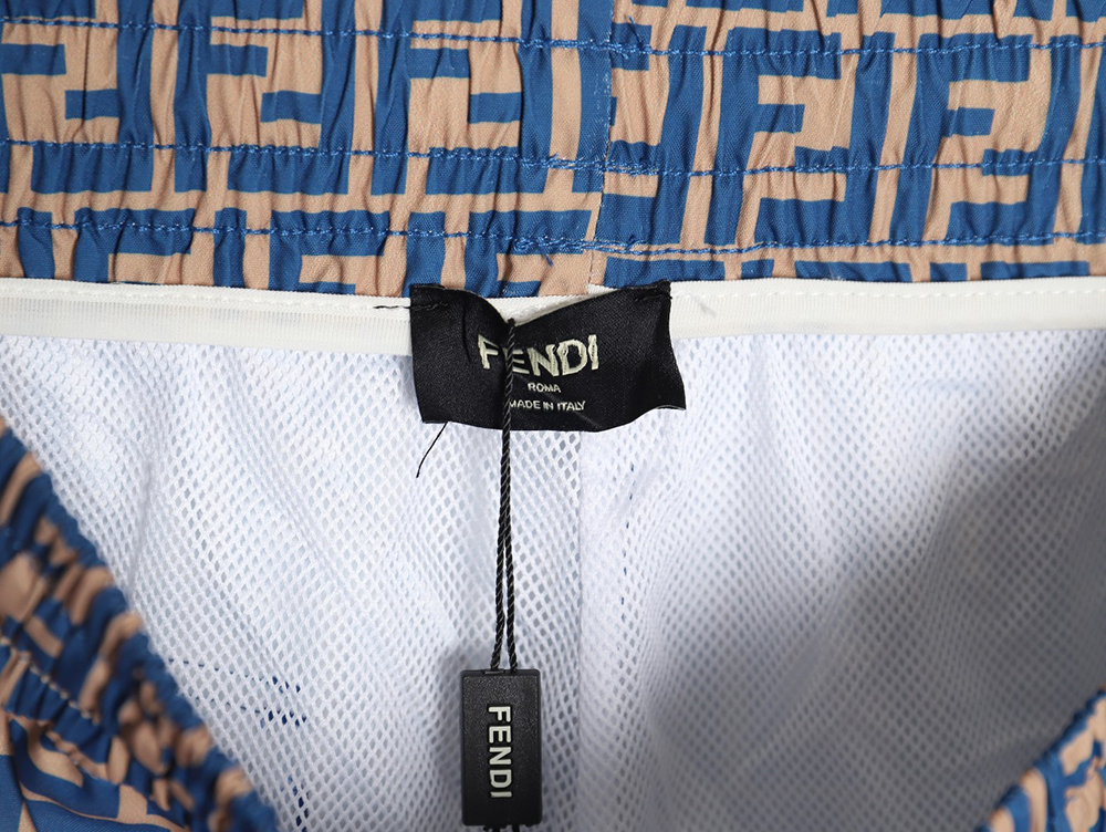 Fendi classic FF full Indonesian dragon shorts TSK1