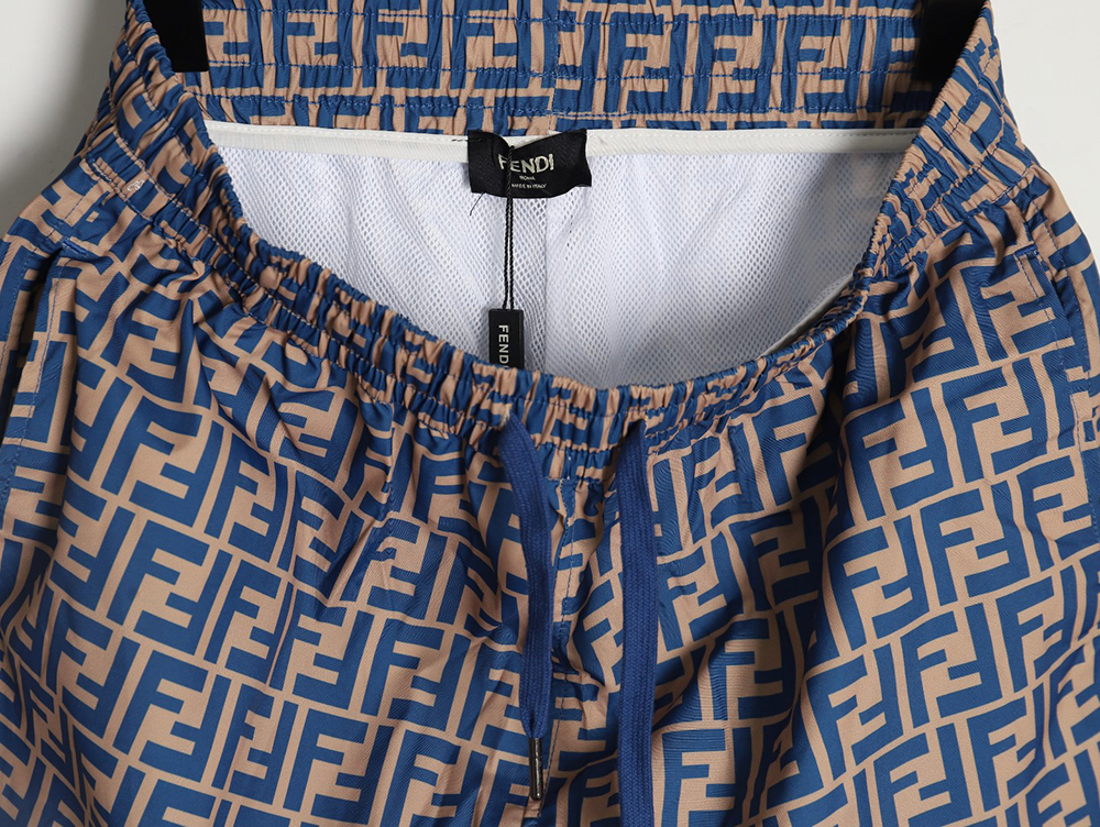 Fendi classic FF full Indonesian dragon shorts TSK1