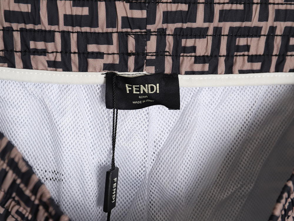 Fendi classic FF full Indonesian dragon shorts TSK2