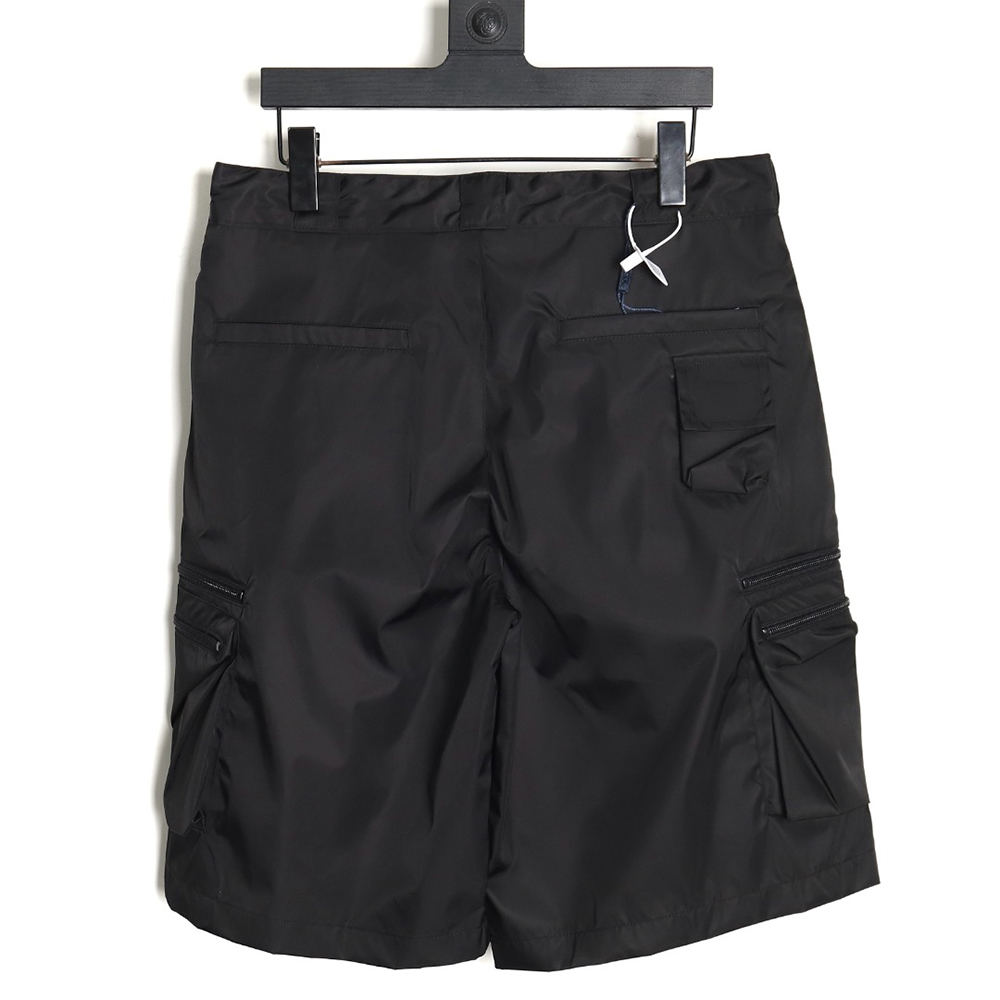 Prada 24SS triangle logo multifunctional cargo shorts