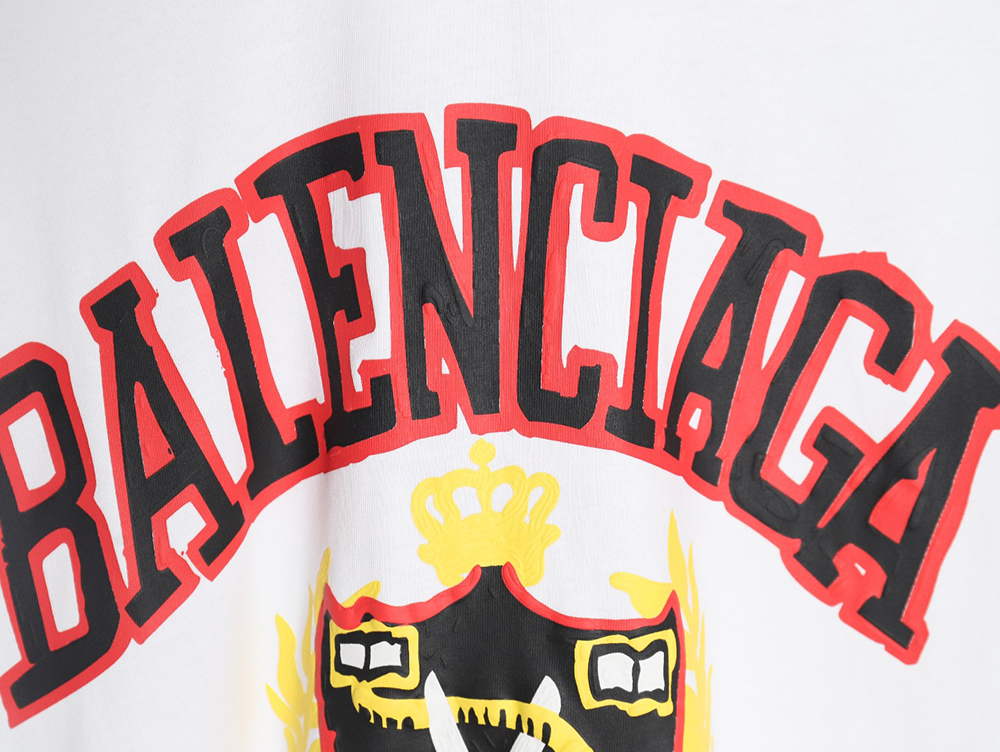 Balenciaga Scissors foam print short sleeves