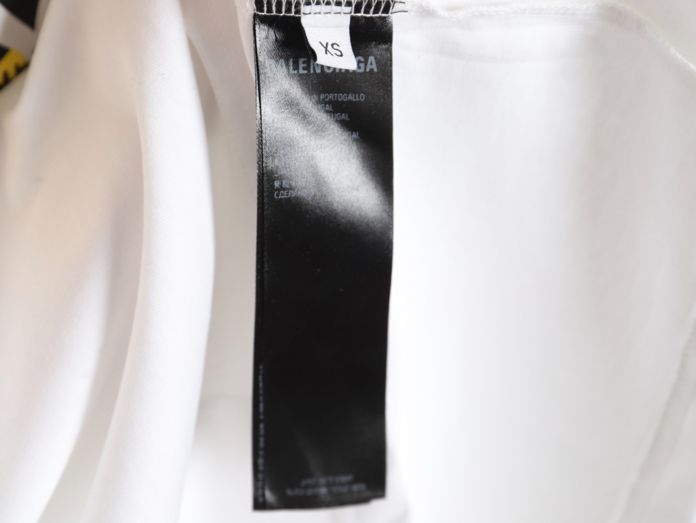 Balenciaga Scissors foam print short sleeves