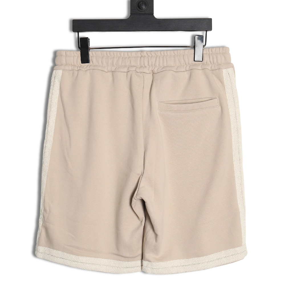 Loewe color-block braided ribbon embroidered shorts