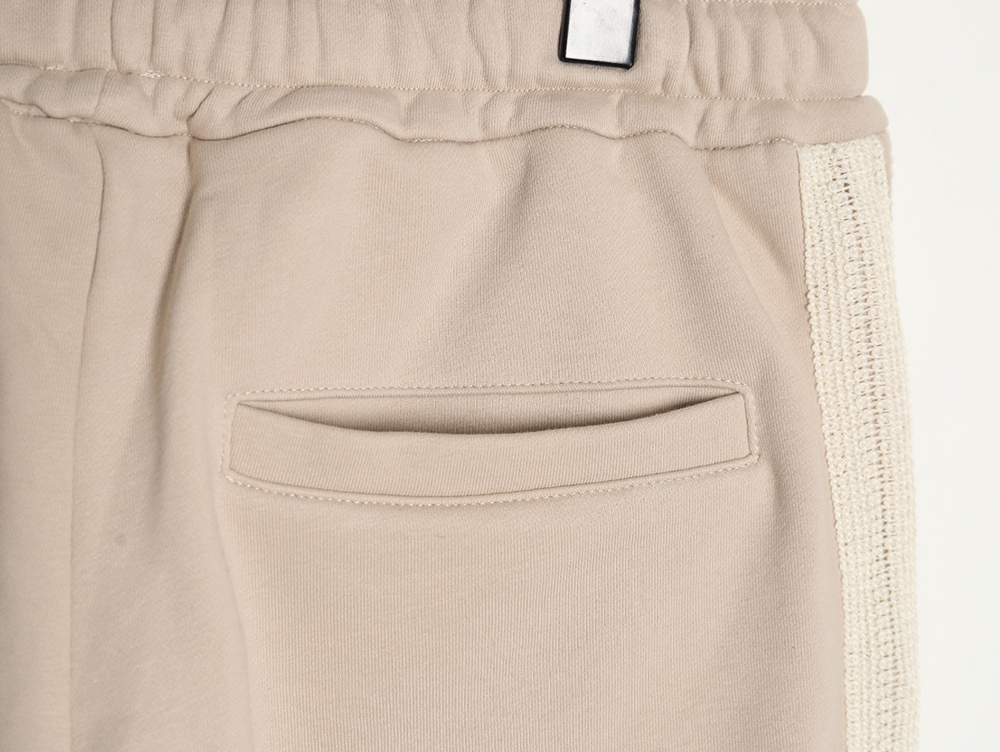 Loewe color-block braided ribbon embroidered shorts