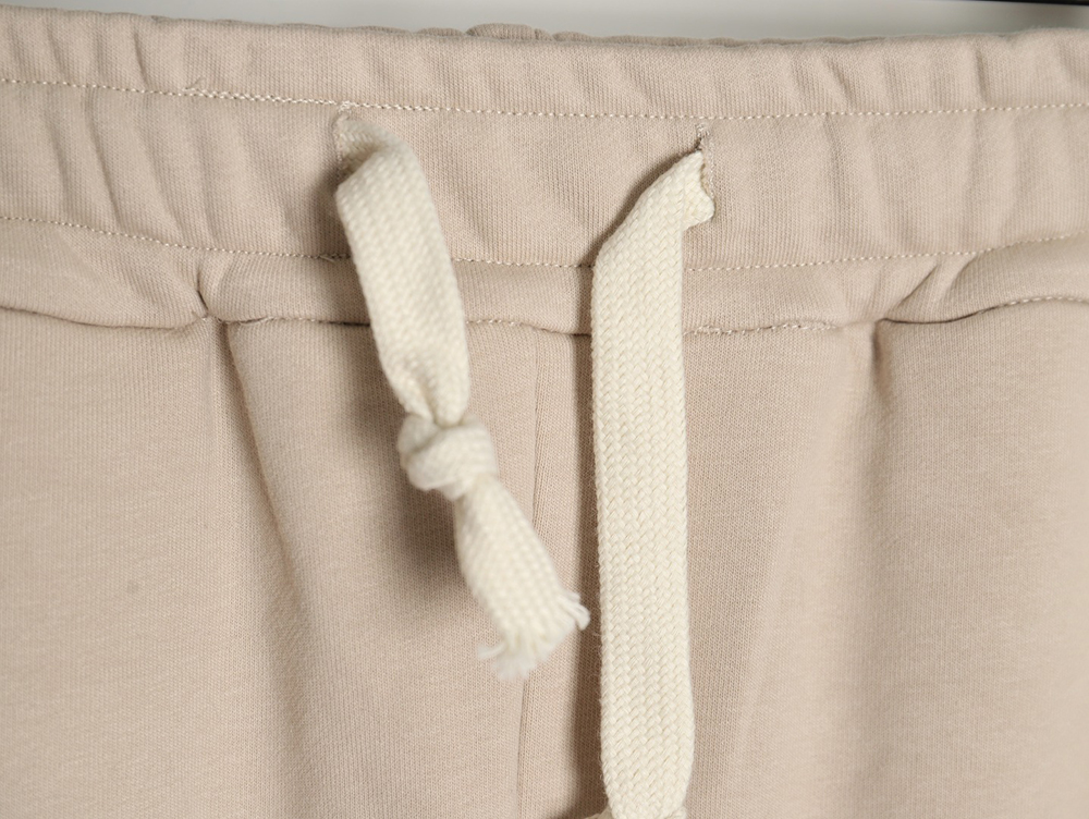 Loewe color-block braided ribbon embroidered shorts