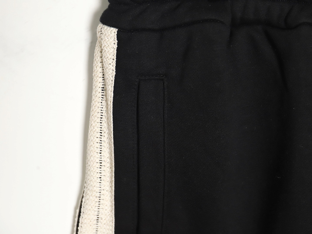 Loewe color-block braided ribbon embroidered shorts TSK1