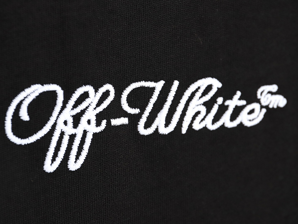 Off-White 24SS 23rd size embroidered logo short-sleeved T-shirt TSK1