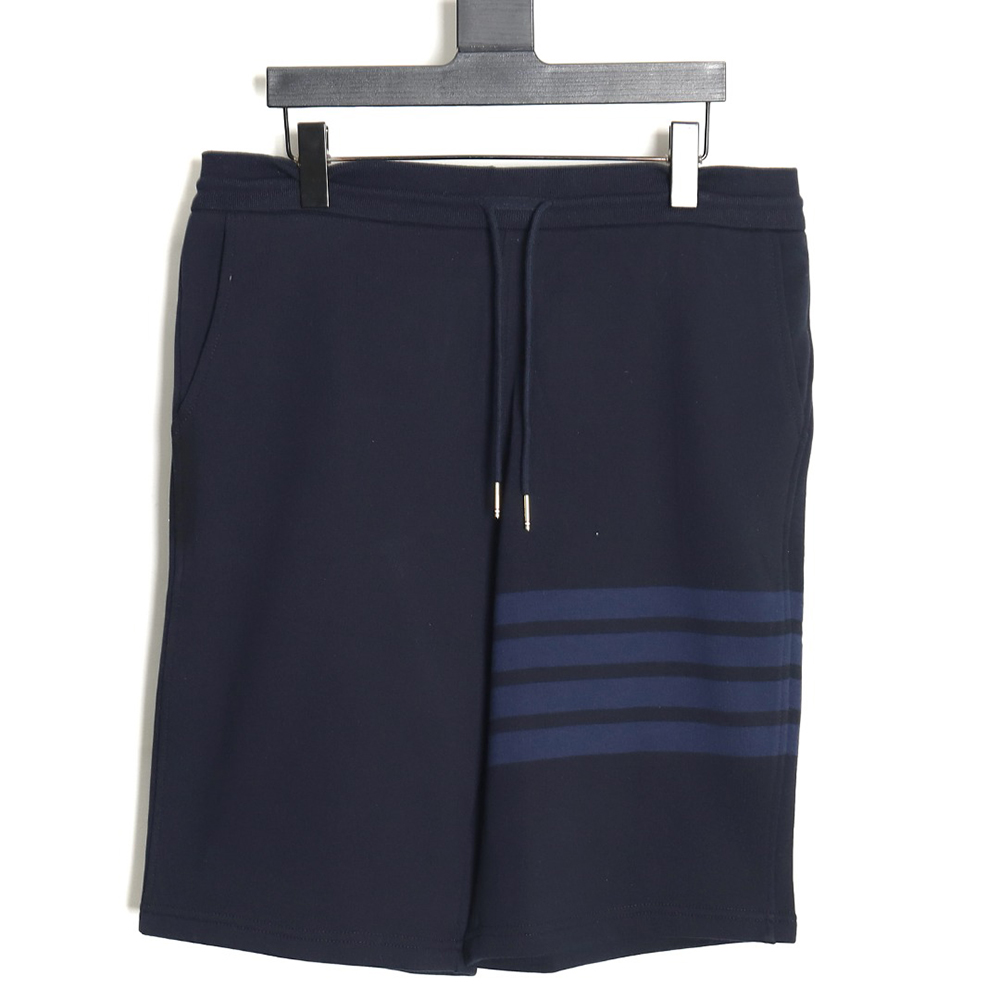 Thom Browne four-bar yarn-dyed shorts TSK1