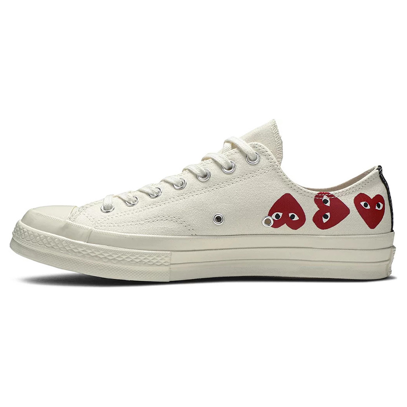 Converse Chuck Taylor All Star 70 Ox Comme Des Garcons PLAY Multi-Heart White