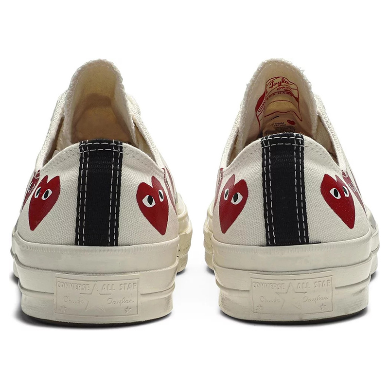 Converse Chuck Taylor All Star 70 Ox Comme Des Garcons PLAY Multi-Heart White