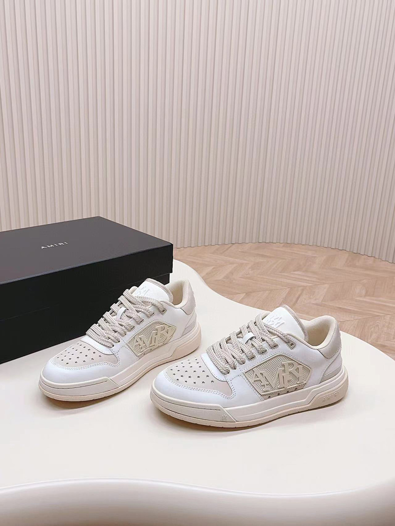 Amiri Classic Low White Pink
