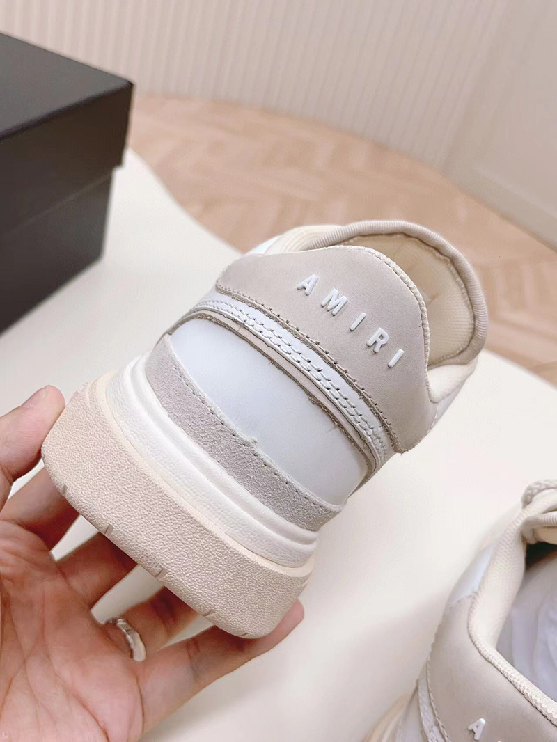 Amiri Classic Low White Pink