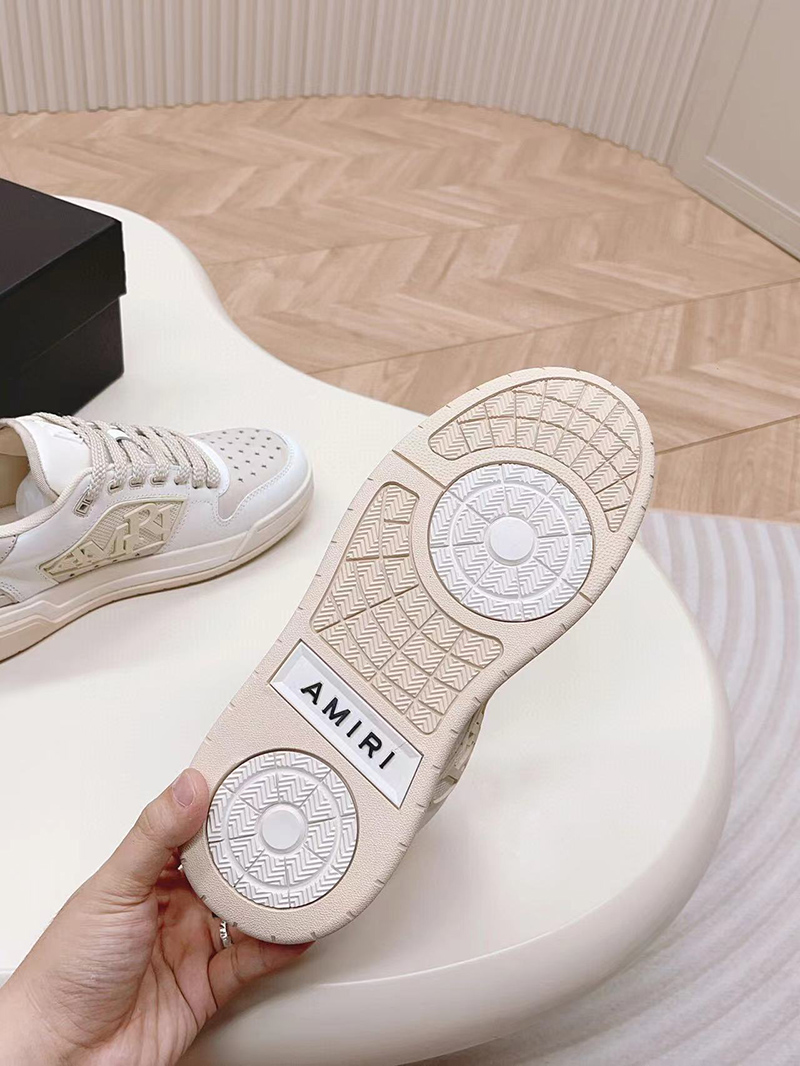 Amiri Classic Low White Pink