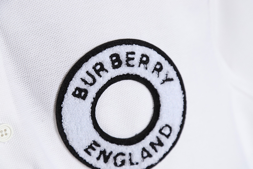 Burberry BBR23SS towel embroidery circle short-sleeved polo shirt TSK1