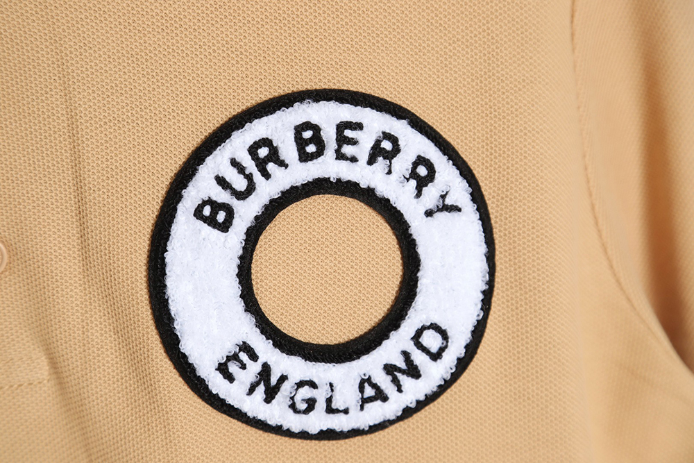 Burberry BBR23SS towel embroidery circle short-sleeved polo shirt TSK2