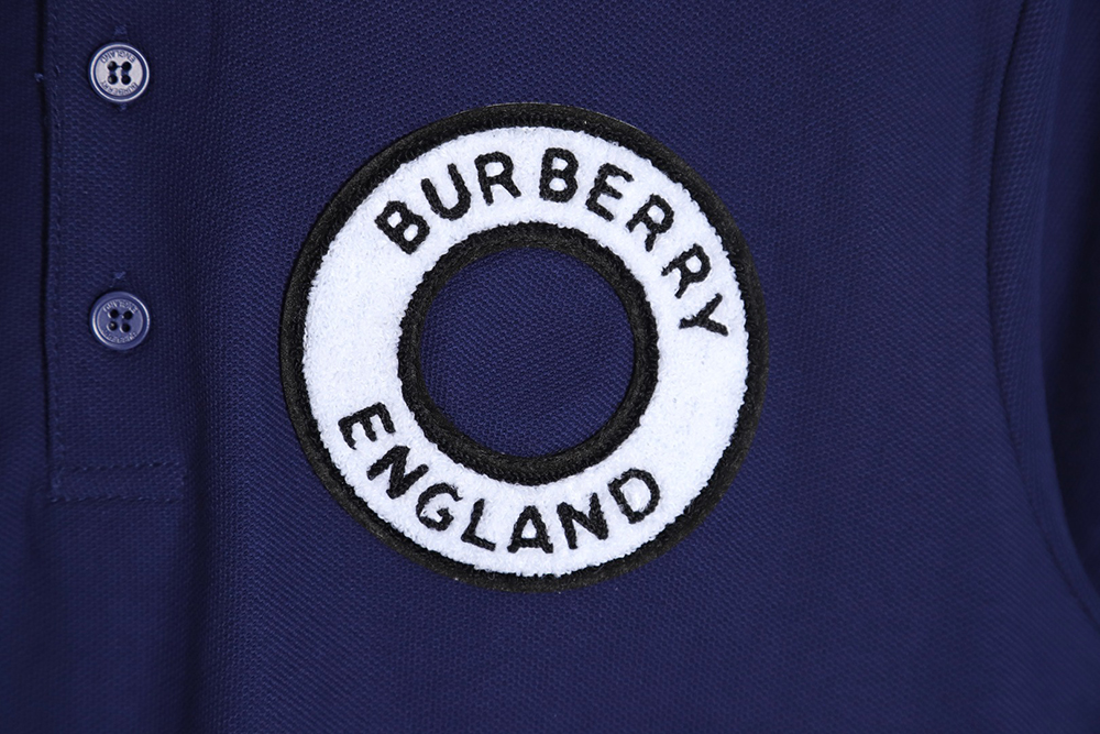 Burberry BBR23SS towel embroidery circle short-sleeved polo shirt TSK3