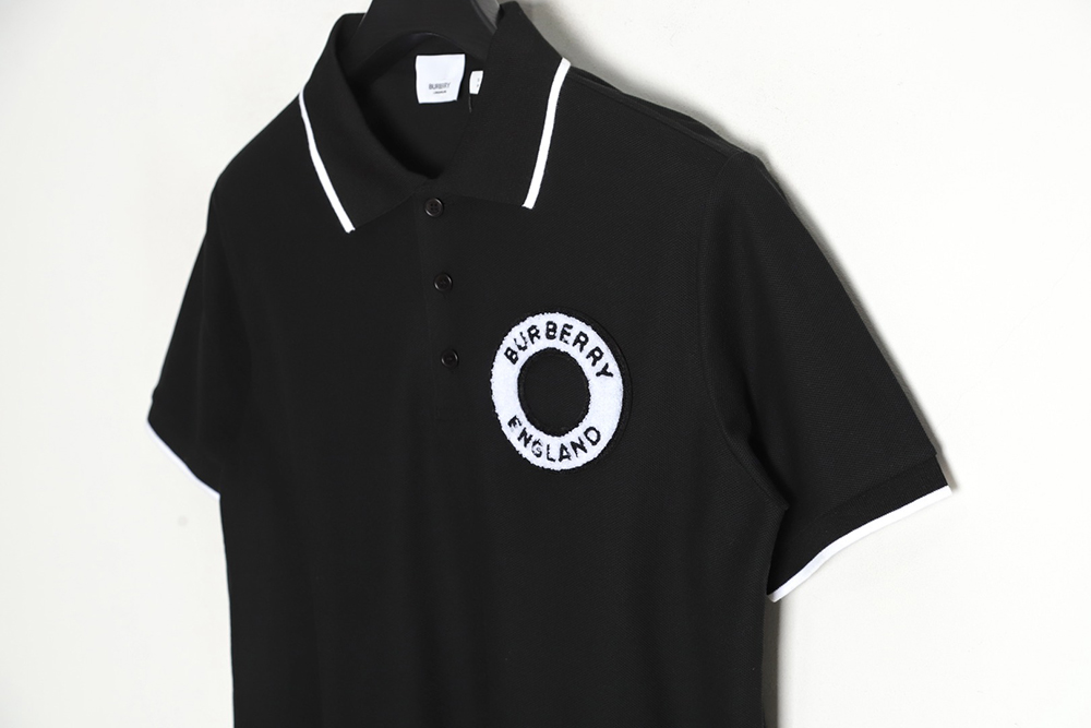 Burberry BBR23SS towel embroidery circle short-sleeved polo shirt TSK4