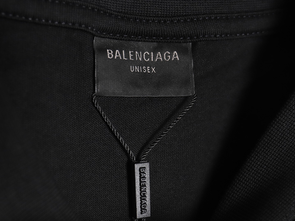 Balenciaga 24SS new FASHION INSTITUTE letter hot diamond short-sleeved T-shirt