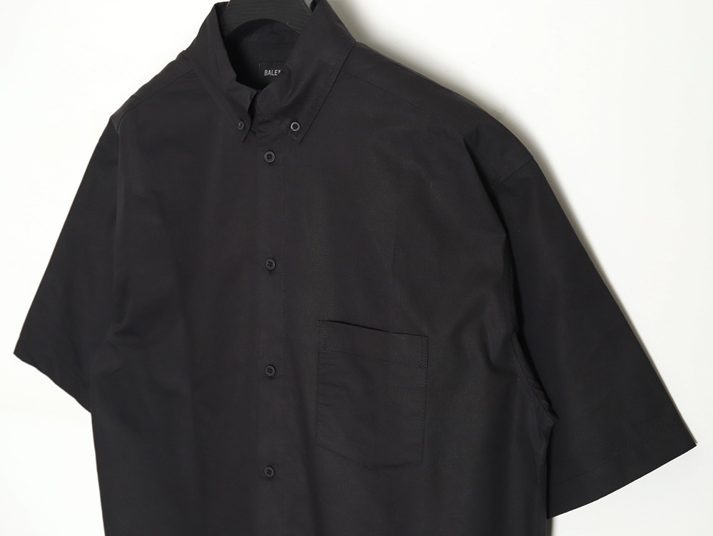 Balenciaga 24SS fuzzy cola print short-sleeved shirt