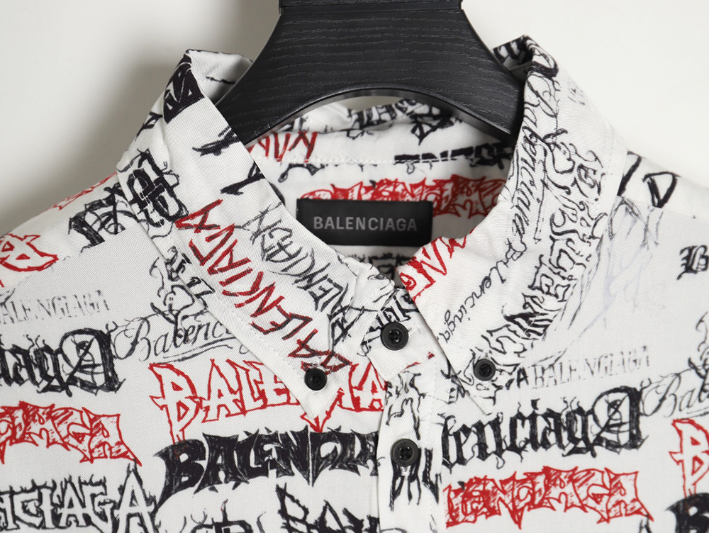 Balenciaga 24SS Dragon Year Limited Edition Full Print Shirt TSK1