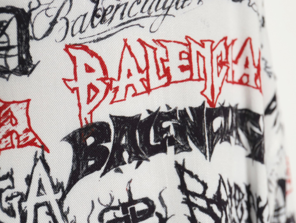 Balenciaga 24SS Dragon Year Limited Edition Full Print Shirt TSK1