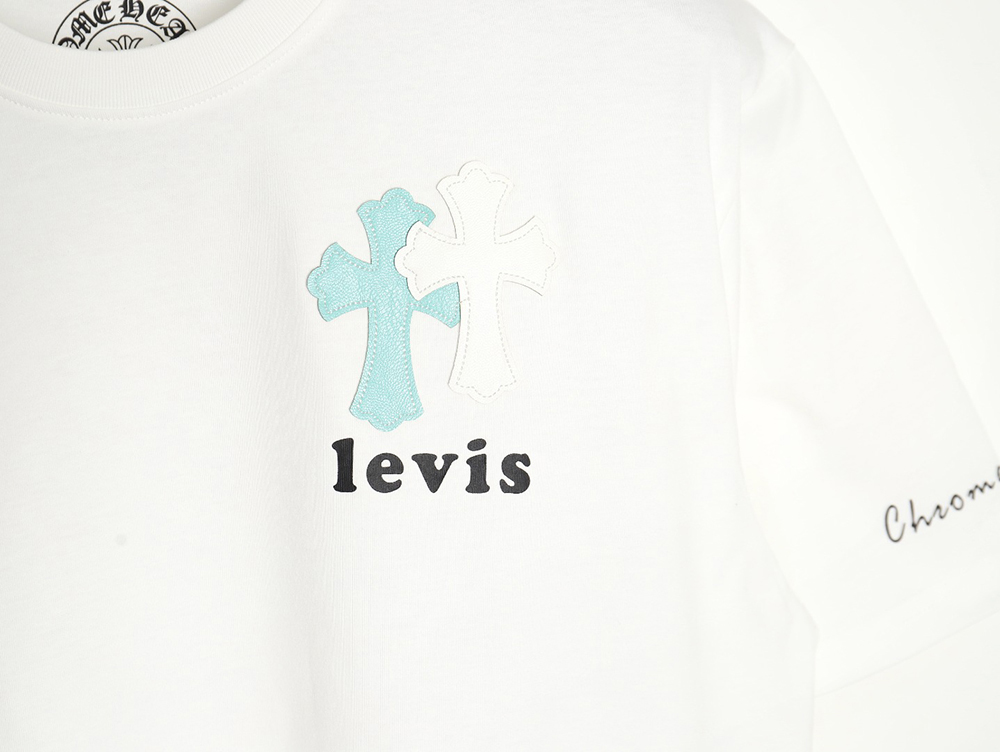 Chrome Hearts CH X Levis Cross Short Sleeve T-Shirt TSK1