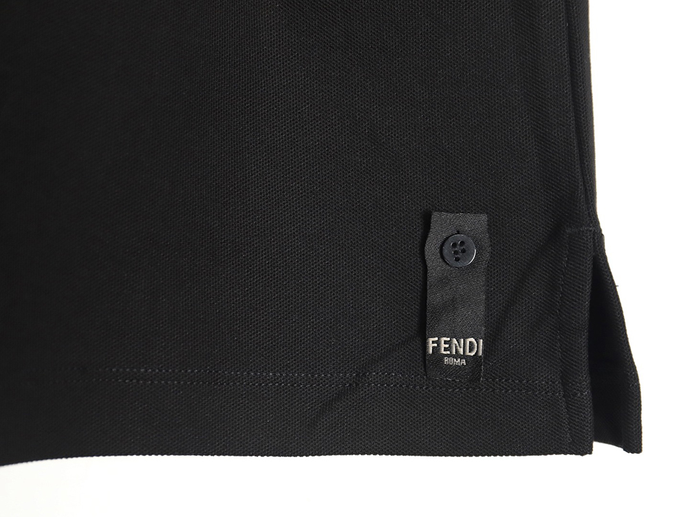 Fendi FDFF placket short-sleeved polo shirt TSK4