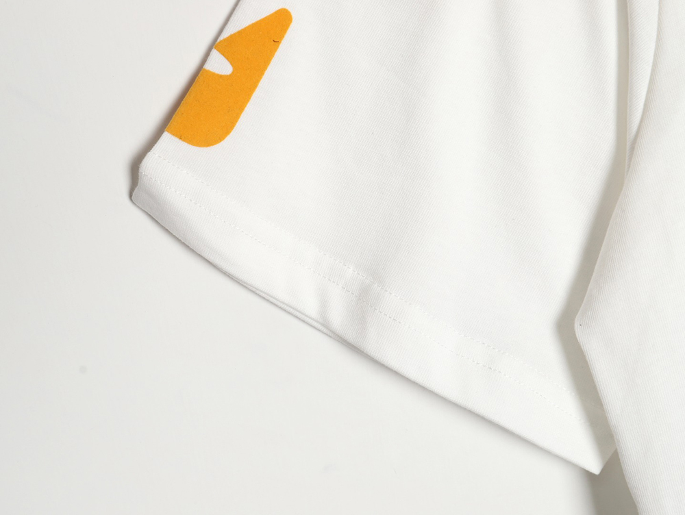 Fendi short-sleeved shirt with FF logo printed on the chest TSK1