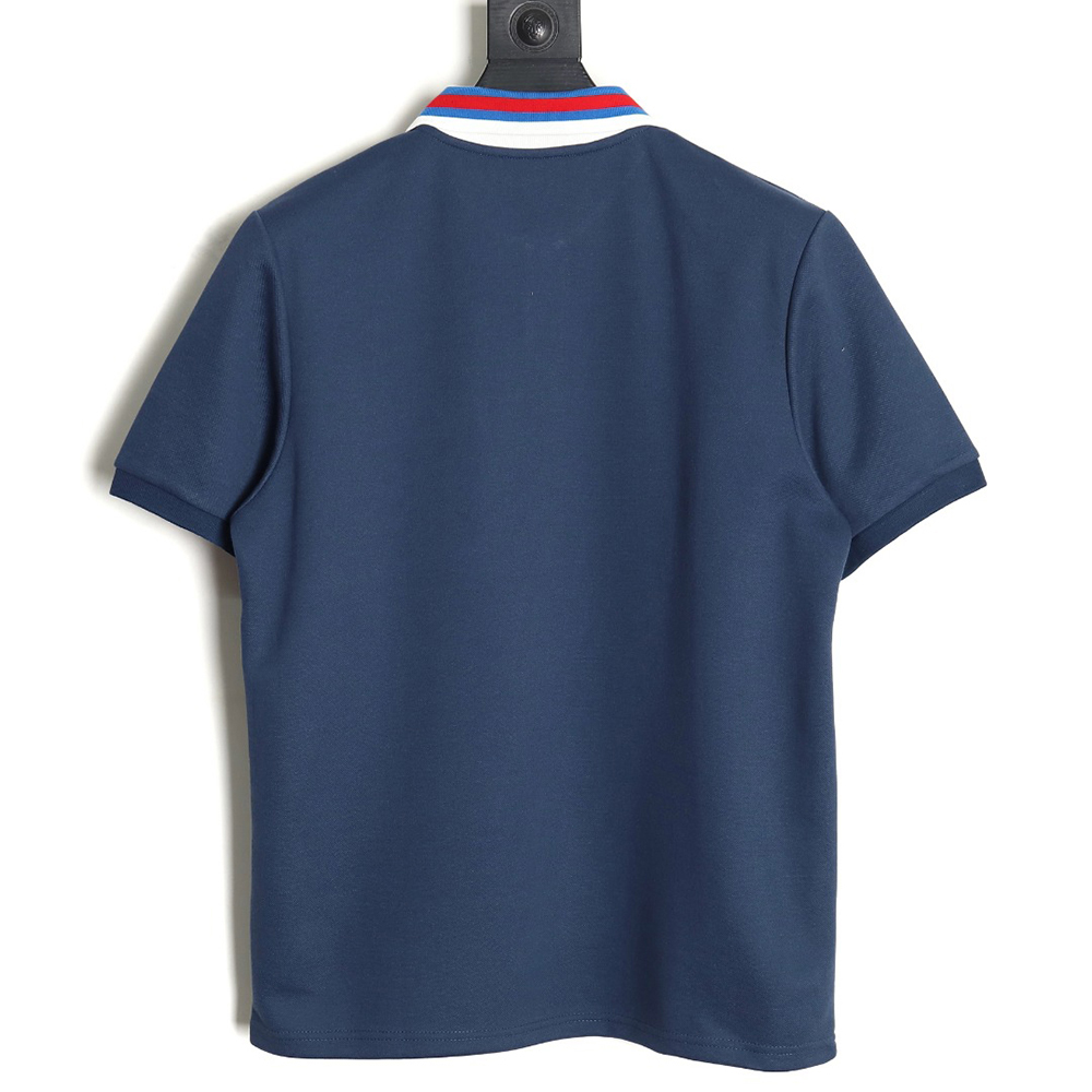 Gucci GUC 24 new collar GG embroidered short-sleeved polo shirt TSK2