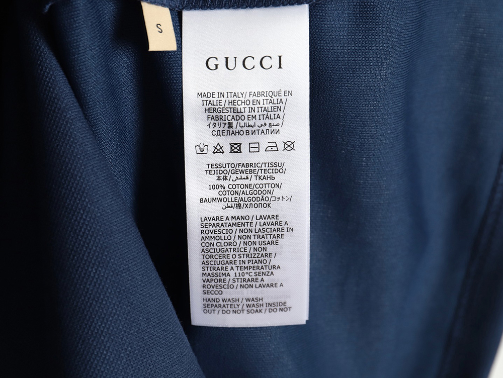 Gucci GUC 24 new collar GG embroidered short-sleeved polo shirt TSK2