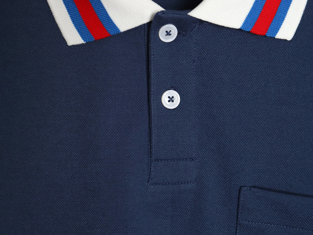 Gucci GUC 24 new collar GG embroidered short-sleeved polo shirt TSK2