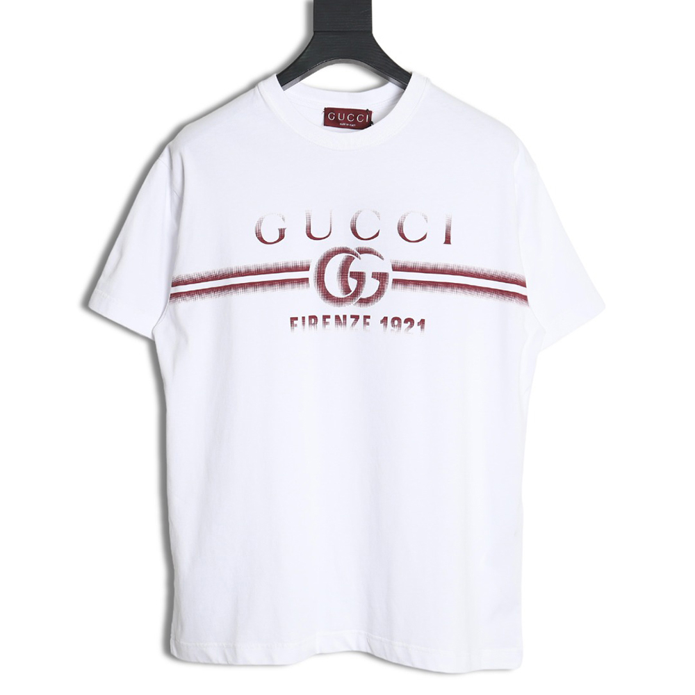 Gucci 24SS Anniversary Limited Edition Striped Short Sleeve T-Shirt
