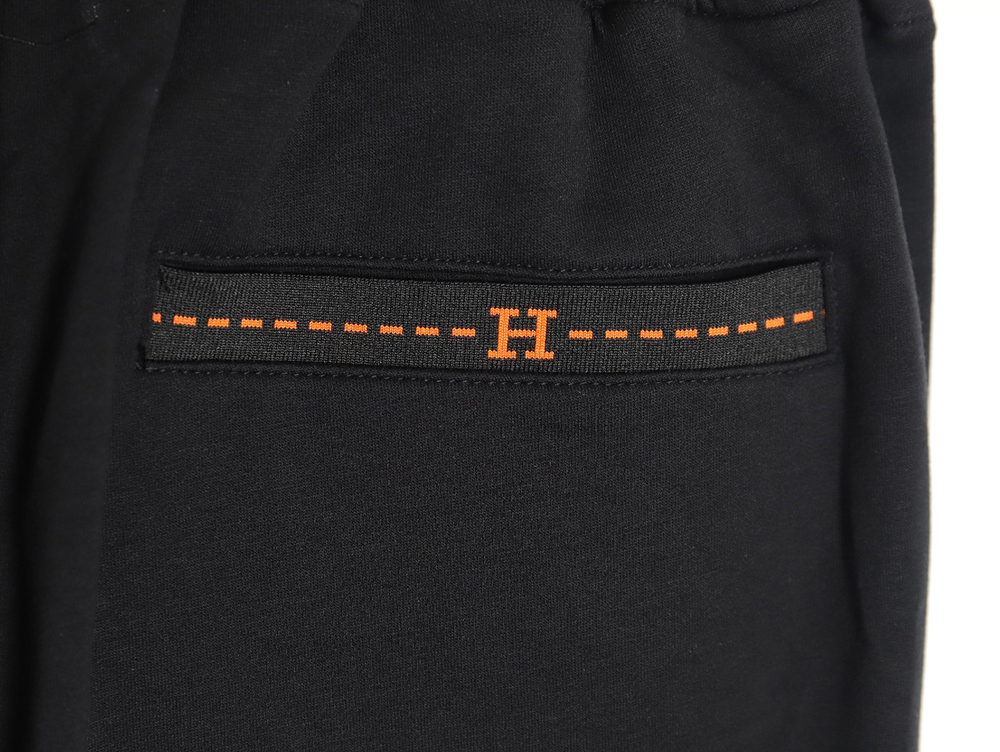Hermes embroidered LOGO casual shorts TSK1