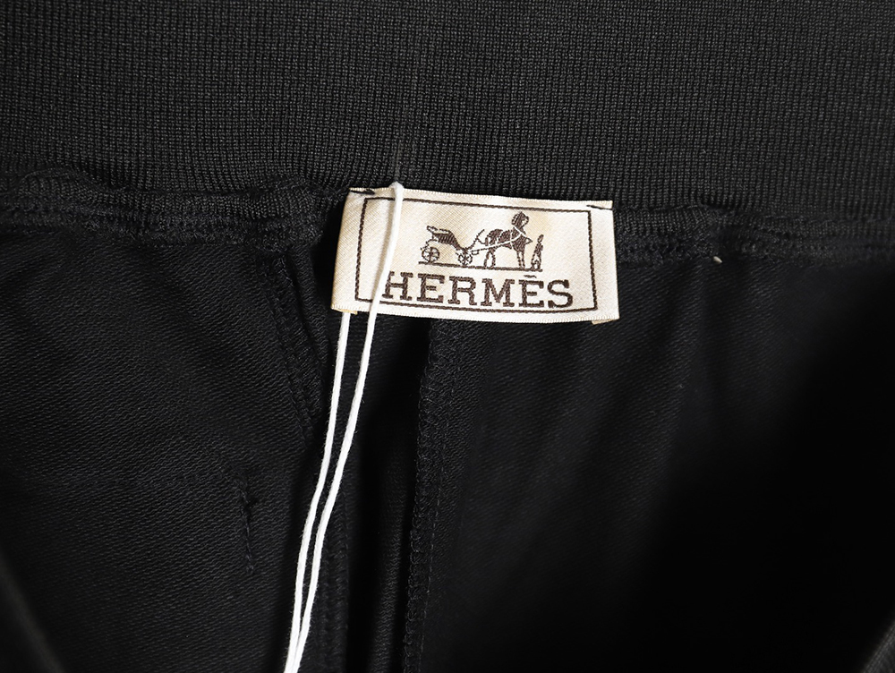 Hermes embroidered LOGO casual shorts TSK2