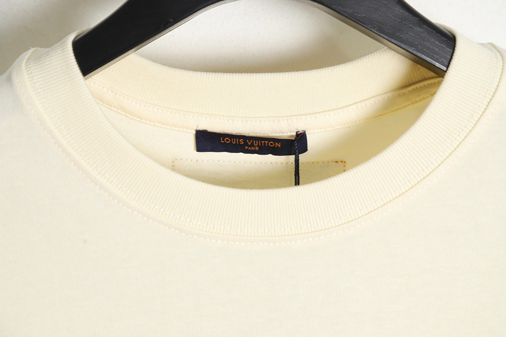 Louis Vuitton 23ss old flower letter logo printed short sleeve TSK1