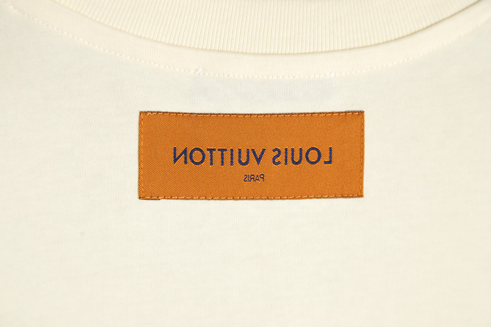 Louis Vuitton 23ss old flower letter logo printed short sleeve TSK1