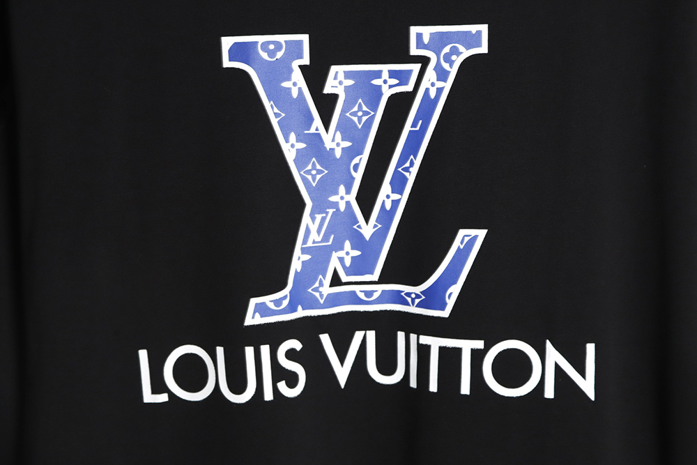 Louis Vuitton 23ss old flower letter logo printed short sleeve TSK2